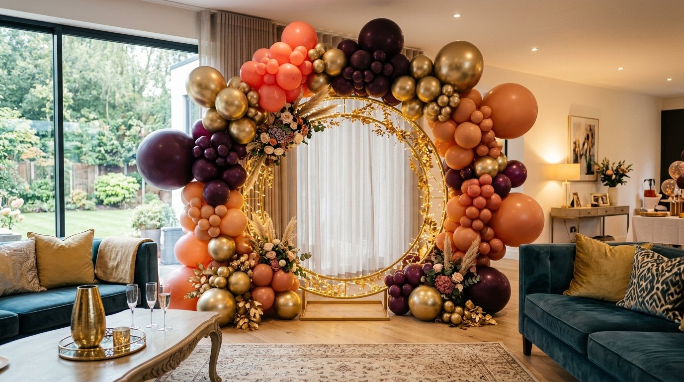 Organic Luxury Balloon Decoration Setup by The Balloon Decorator Jamshedpur